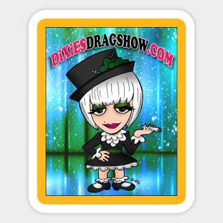 Dixies Drag Show Promo Tee Sticker